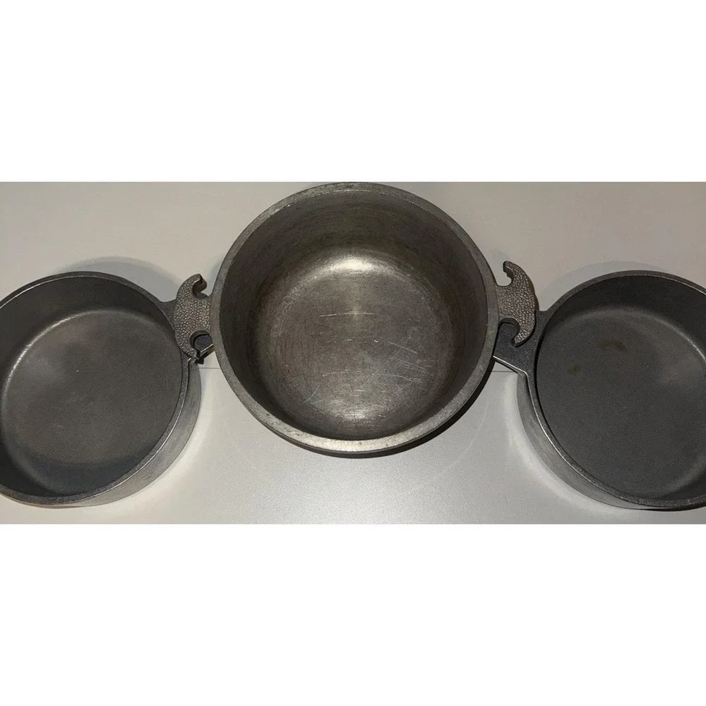 Vintage Lot of 3 Guardian Service Ware Aluminum Pots - No Lids